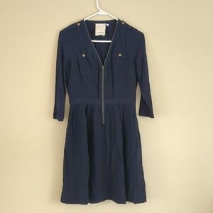 Size 4 Parameter Blue Dress